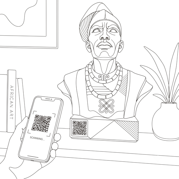 Scanning QR code with mobile phone
